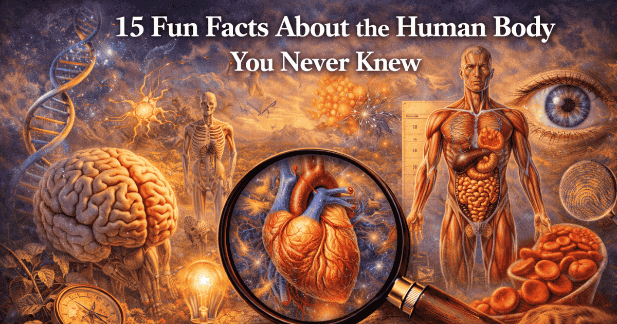 15 Fun Facts About the Human Body You Never Knew