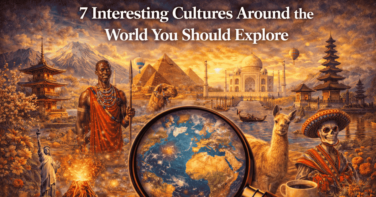 7 Interesting Cultures Around the World You Should Explore