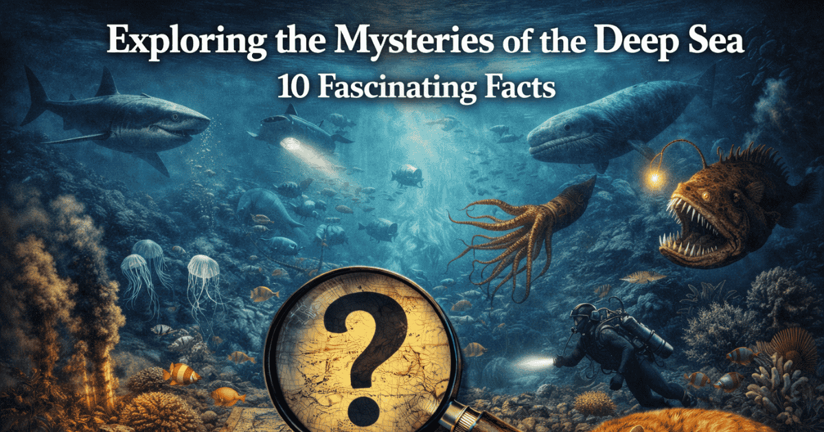 Exploring the Mysteries of the Deep Sea: 10 Fascinating Facts