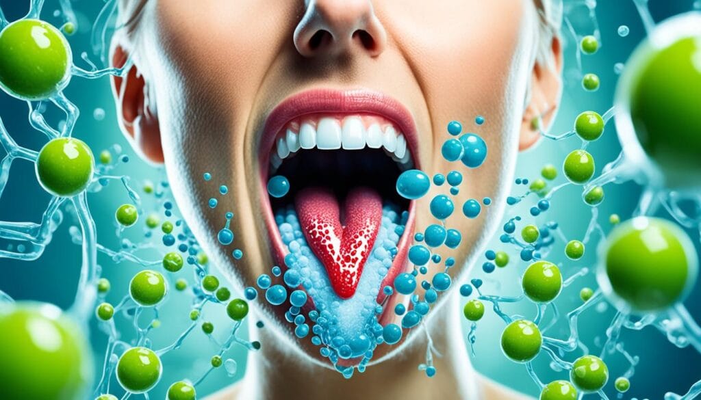 Saliva production
