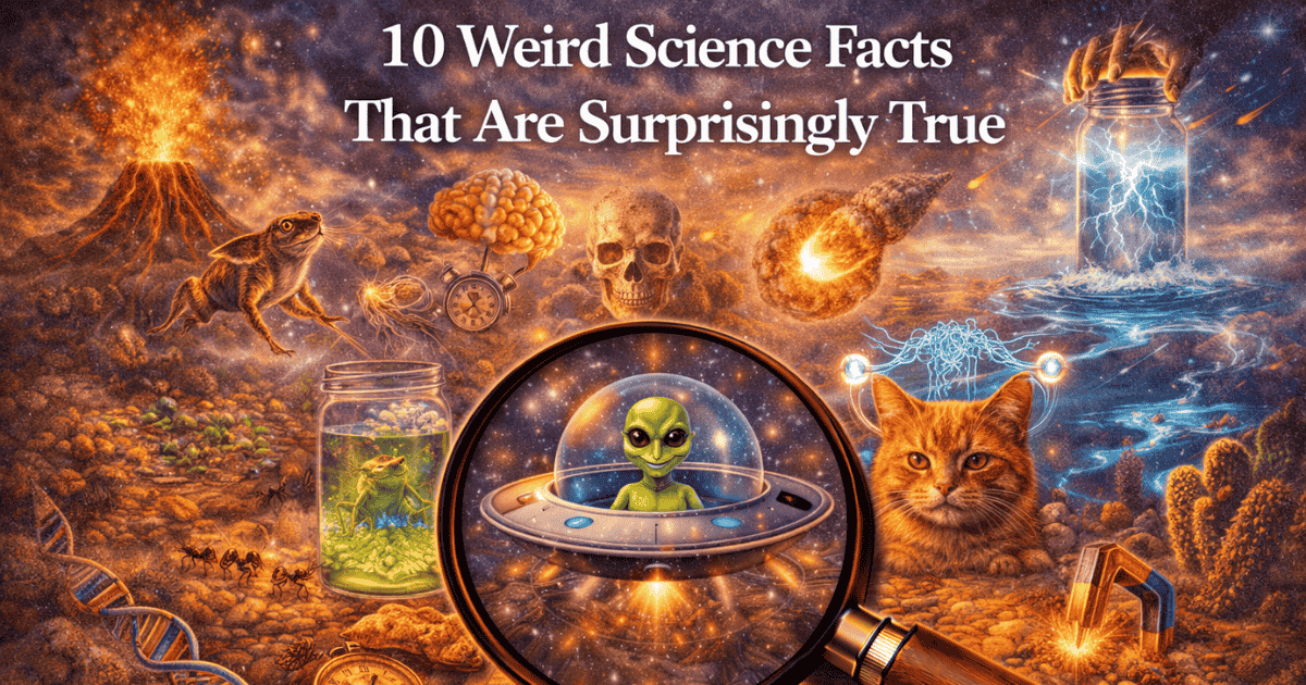 10 Weird Science Facts That Are Surprisingly True