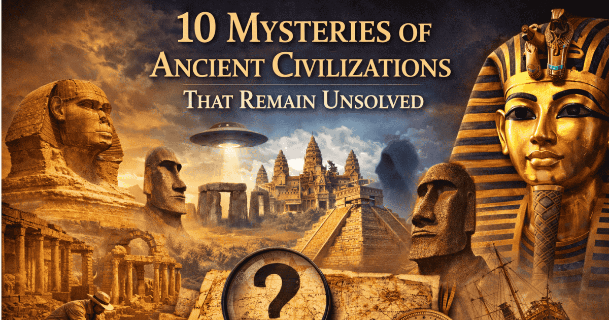 10 Mysteries of Ancient Civilizations That Remain Unsolved
