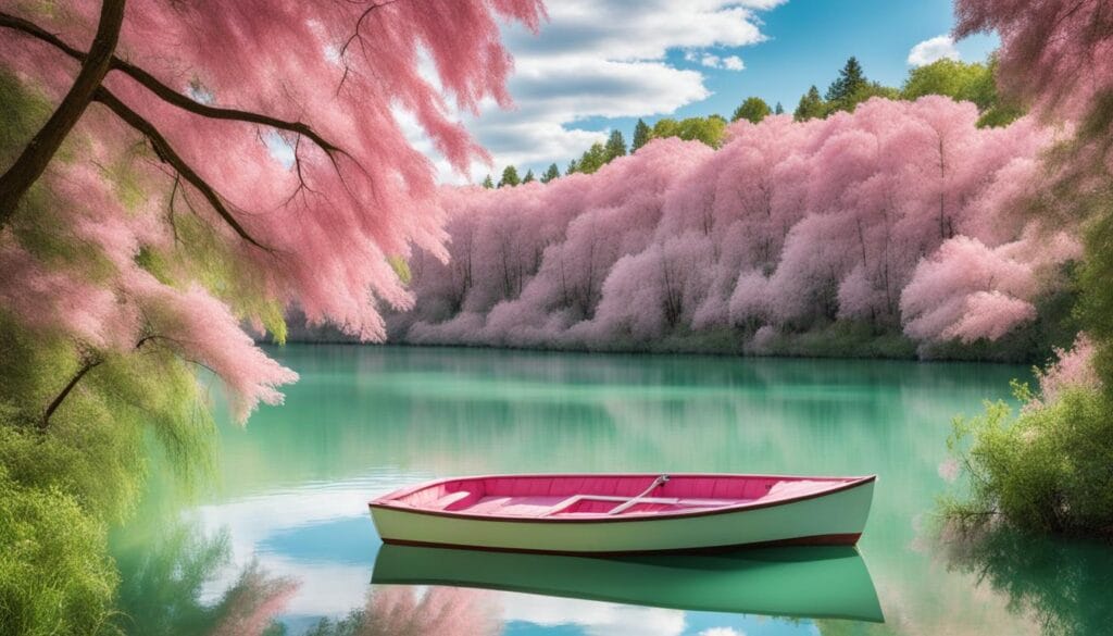pink lakes