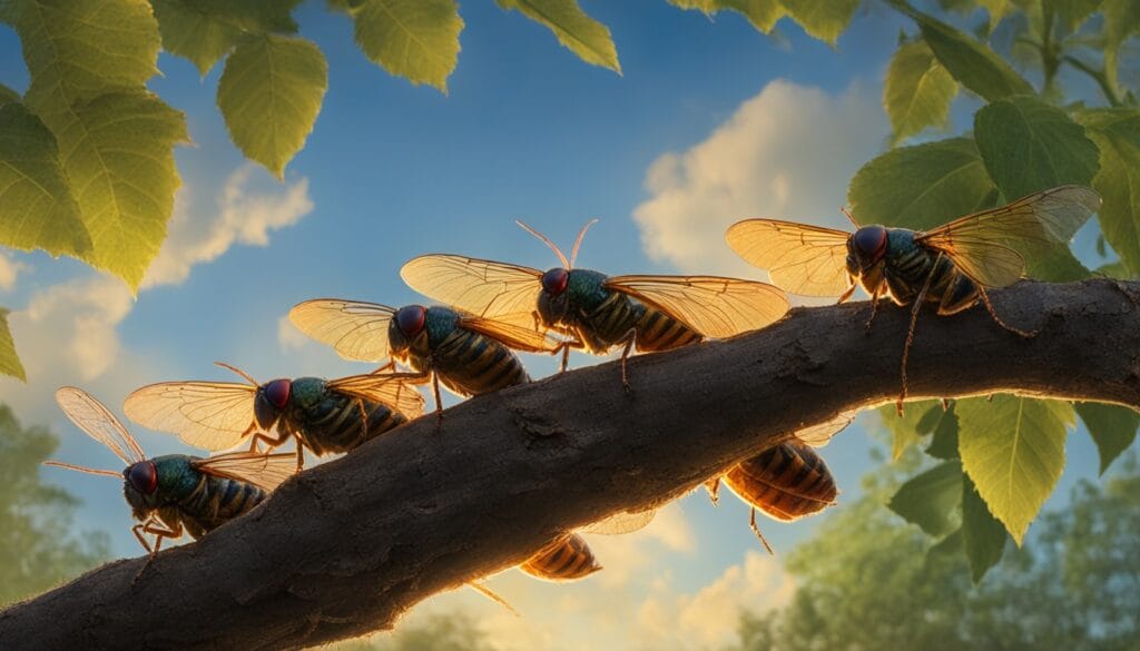 synchronized cicada broods