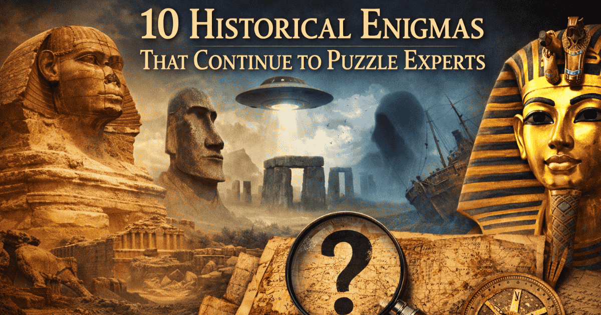 10 Historical Enigmas That Continue to Puzzle Experts