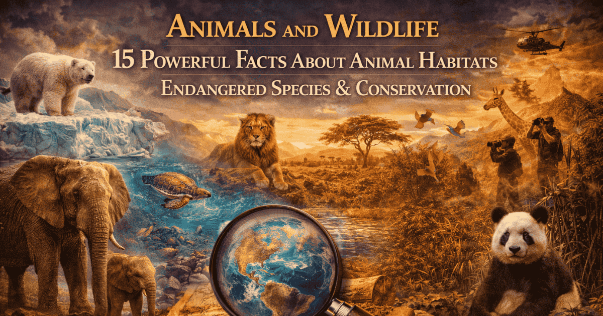 Animals and Wildlife: 15 Powerful Facts About Animal Habitats, Endangered Species & Conservation
